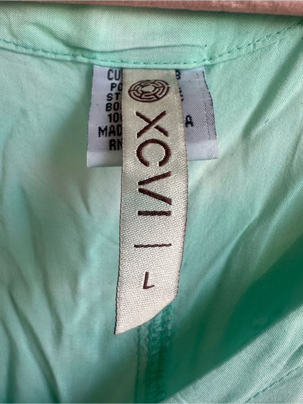 XCVI Mint-to-Brown Ombre V-Neck Maxi Dress - Picture 4 of 4